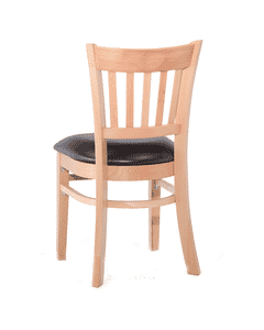 Vertical-Back Commercial Chair in Naural