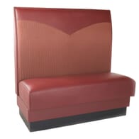 Poinsettia Upholstered Booth
