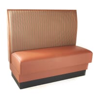 Wood and Upholstered Booth