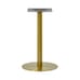 Contemporary Commercial Gold Powder Coated Round Table Base (18” D)