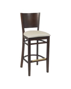 Paris Barstool with Upholstered Seat (front)