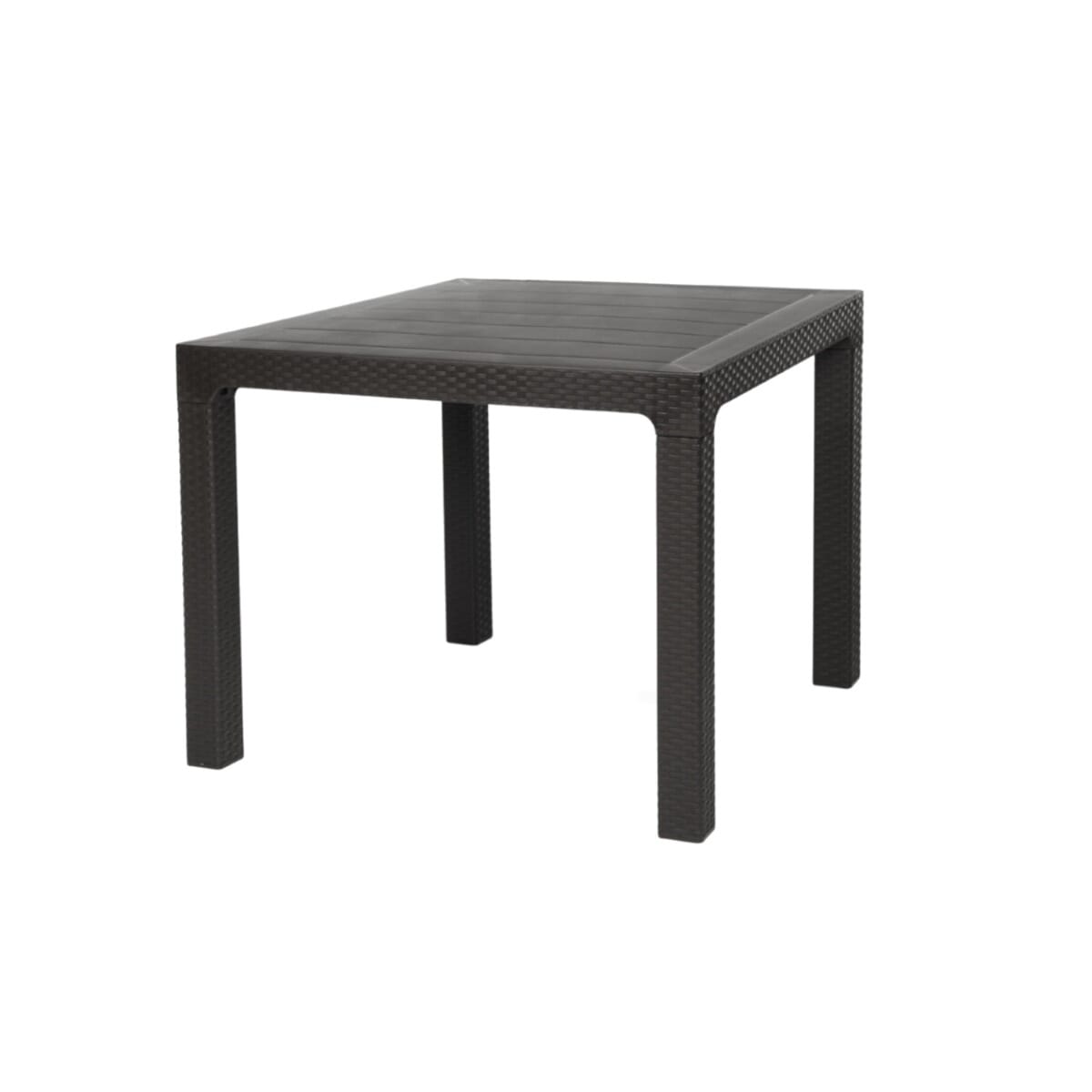 Arizona Indoor/Outdoor Resin Complete Table in Brown