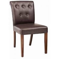 Fully Upholstered Side Chair with Tufted Back