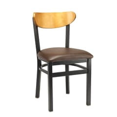 Metal Kidney Side Chair