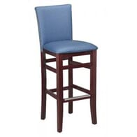 Fully Upholstered Magnolia Bar Stool with Nailhead Trim