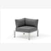 Miami Modular Web Gray Outdoor Lounge Set - Corner