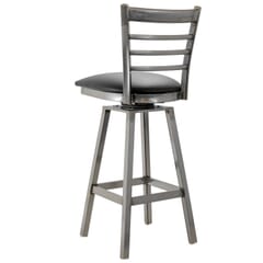 Metal Ladder Back Swivel Barstool