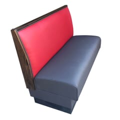 Wood and Upholstered Booth