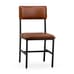 Reclaimed Wood Chair with Steel Frame in Natural