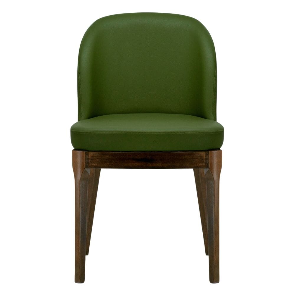Grace Modern Beechwood Chair in Brown Finish