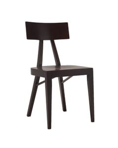 Espresso Wood Contemporary Restaurant Chair