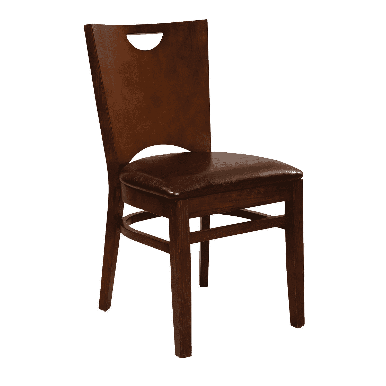 Chloe Solid Beech Wood Commercial Chair With Upholstered Seat