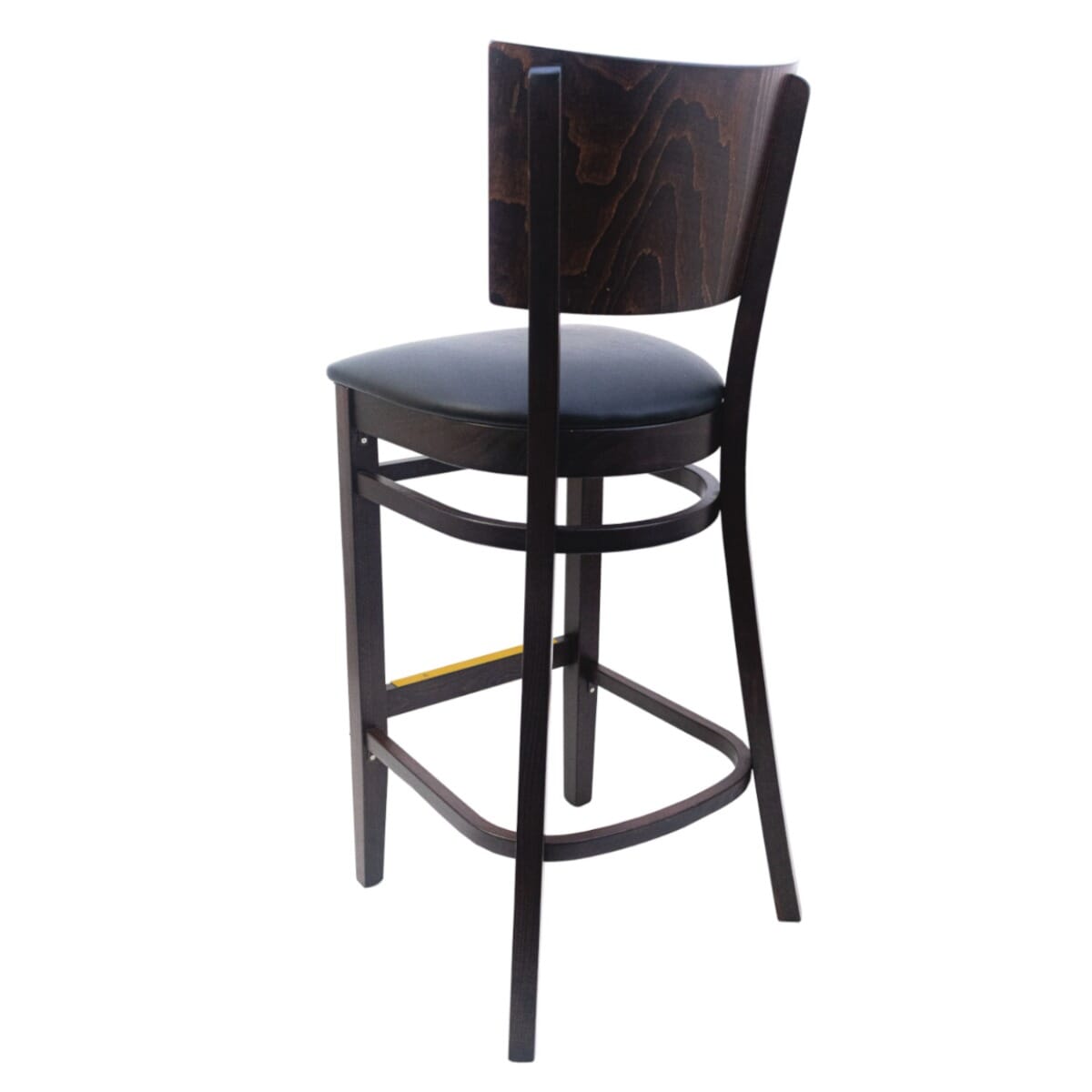 Square Back Solid Wood  Restaurant Bar Stool