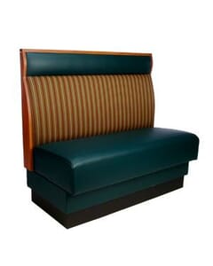 Basic Style Wood Panel Booth With Headroll