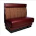 Six Channel Wood Panel Booth With Headroll