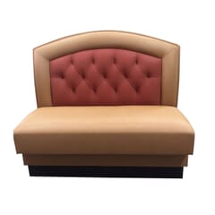 Round Back Tufted Booth