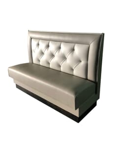 Square Back Tufted Booth