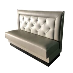 Square Back Tufted Booth