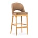 Lily Modern Natural Finish Wood Commercial Bar Stool