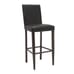 Fully Upholstered Bellini Wood Look Metal Barstool (front)