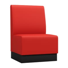 Custom Hannah Modular Restaurant Booth - 1 Seater