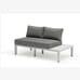 Miami Modular Outdoor Lounge Set - Double with Right Side Table