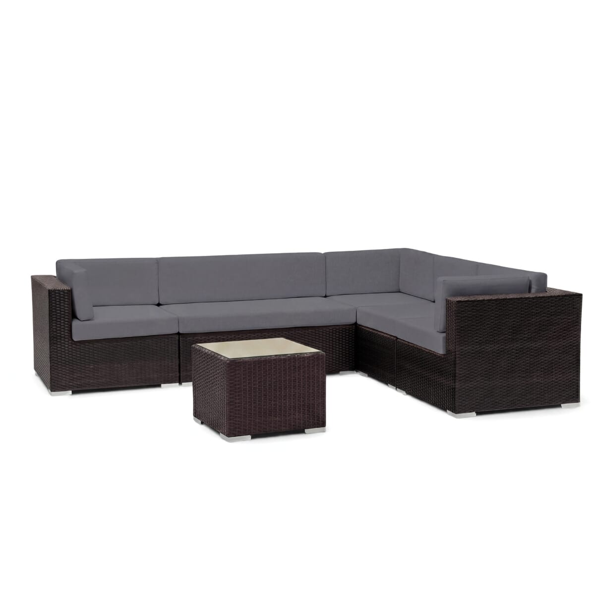 Siena Outdoor Wicker Lounge Modular Set