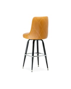  Finn Metal Bar Stool with Upholstered Seat