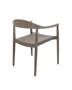 Stackable Resin Restaurant Indoor/Outdoor Chair in Tan
