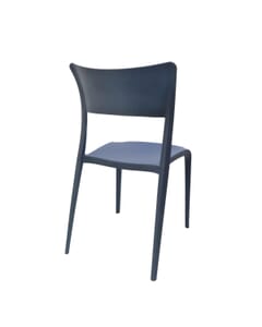 Contemporary Resin Indoor/Outdoor Chair in Dark Blue