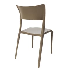 Contemporary Resin Indoor/Outdoor Chair in Brown