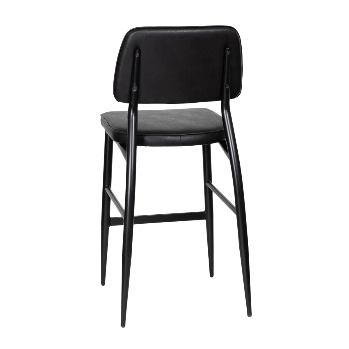 Adaline Metal Restaurant Bar Stool with Upholstered Seat