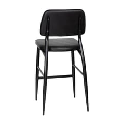 Adaline Metal Restaurant Bar Stool with Upholstered Seat