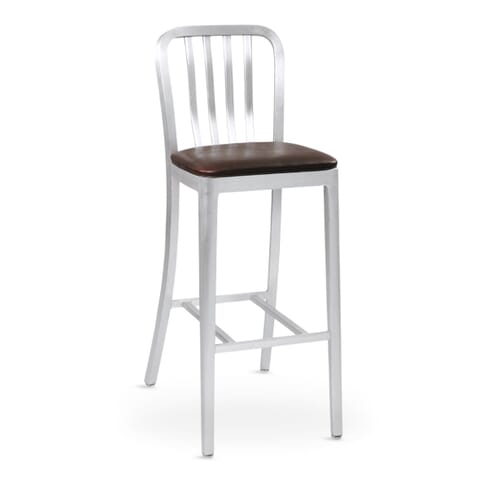 Vertical Patio Aluminum Barstool