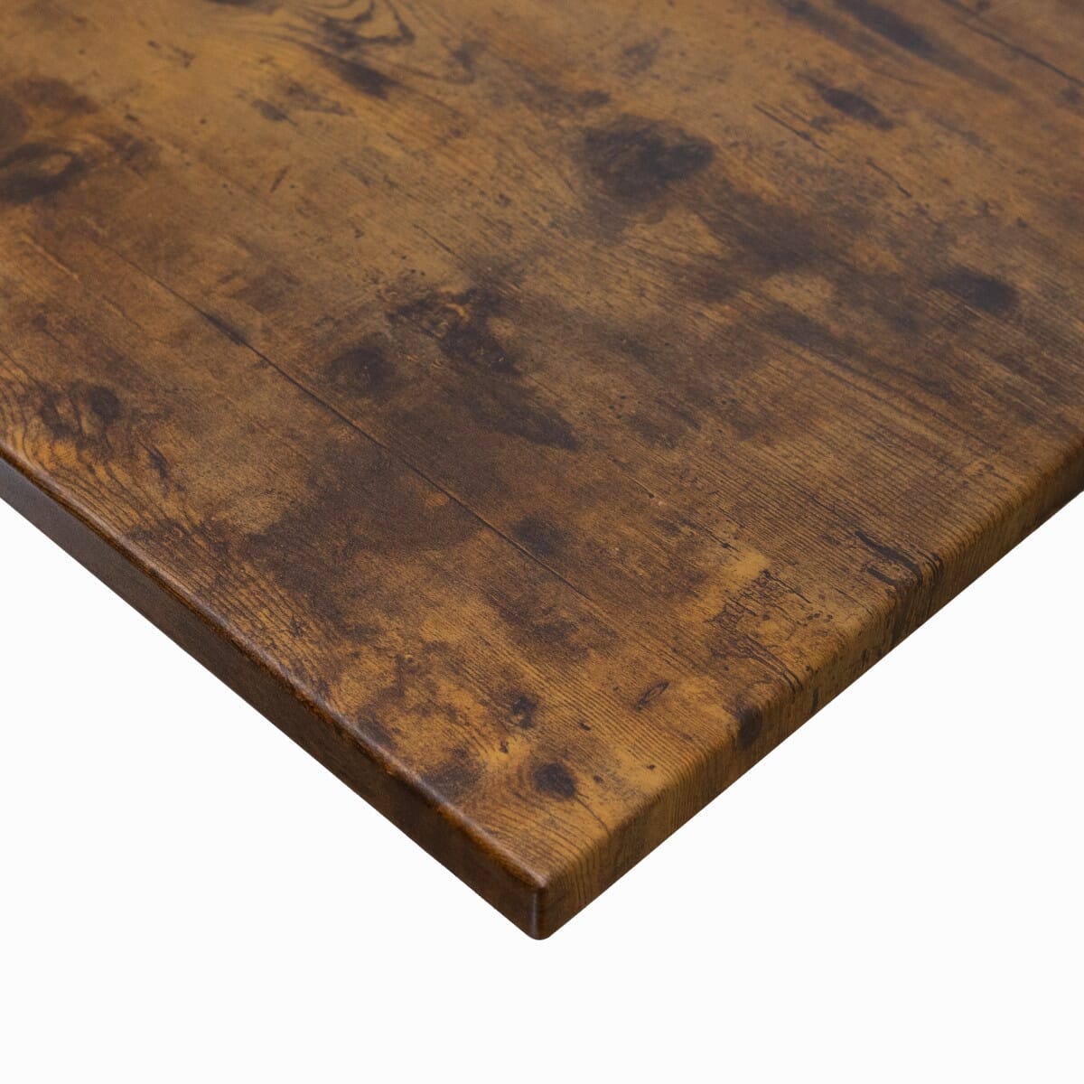 Rustic Knotty Pine Woodgrain Aluminum Table Top for Restaurant Use