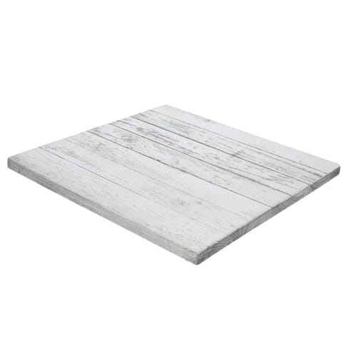 White Antique High-Density Composite Rustic Tabletop