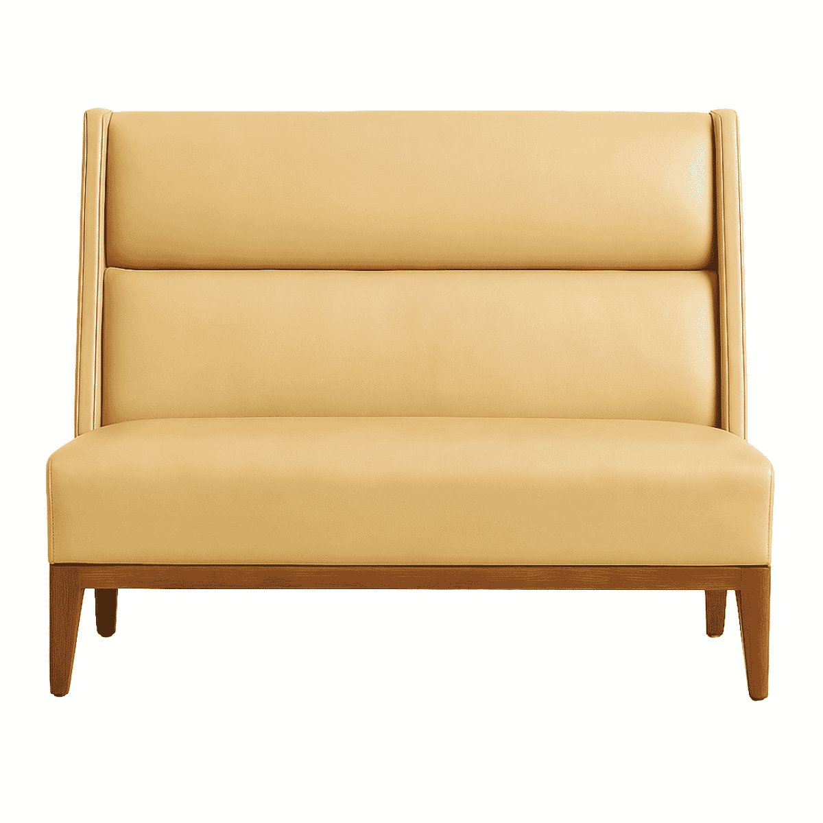 Calden High-Back Dining Booth with Hardwood Frame