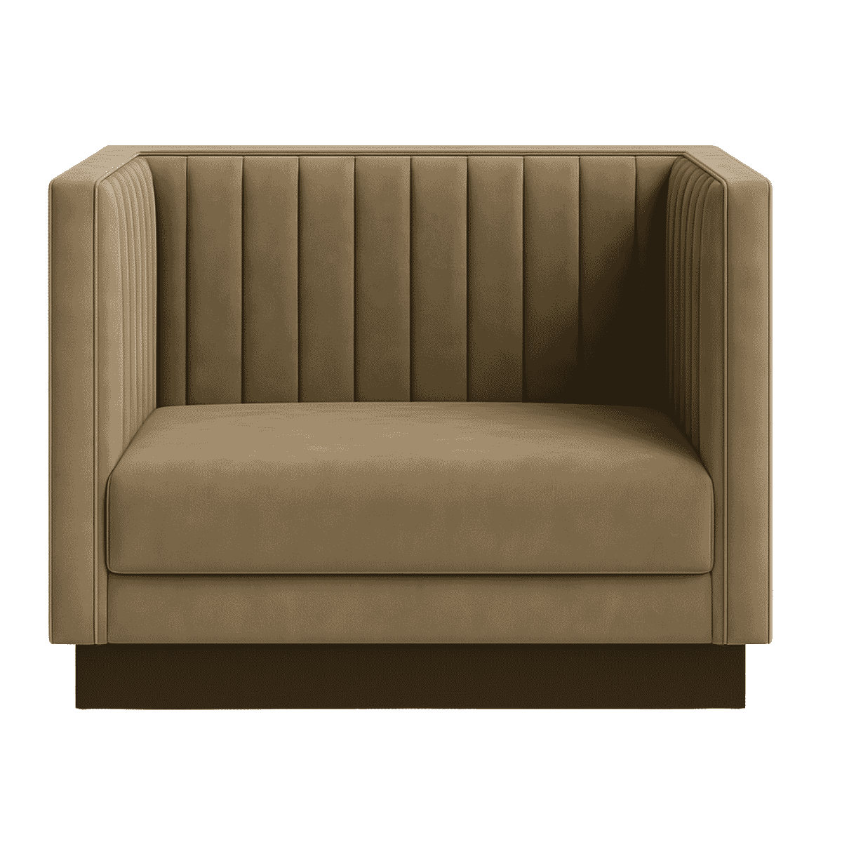 Athena Vertical Channel-Back Restaurant Booth