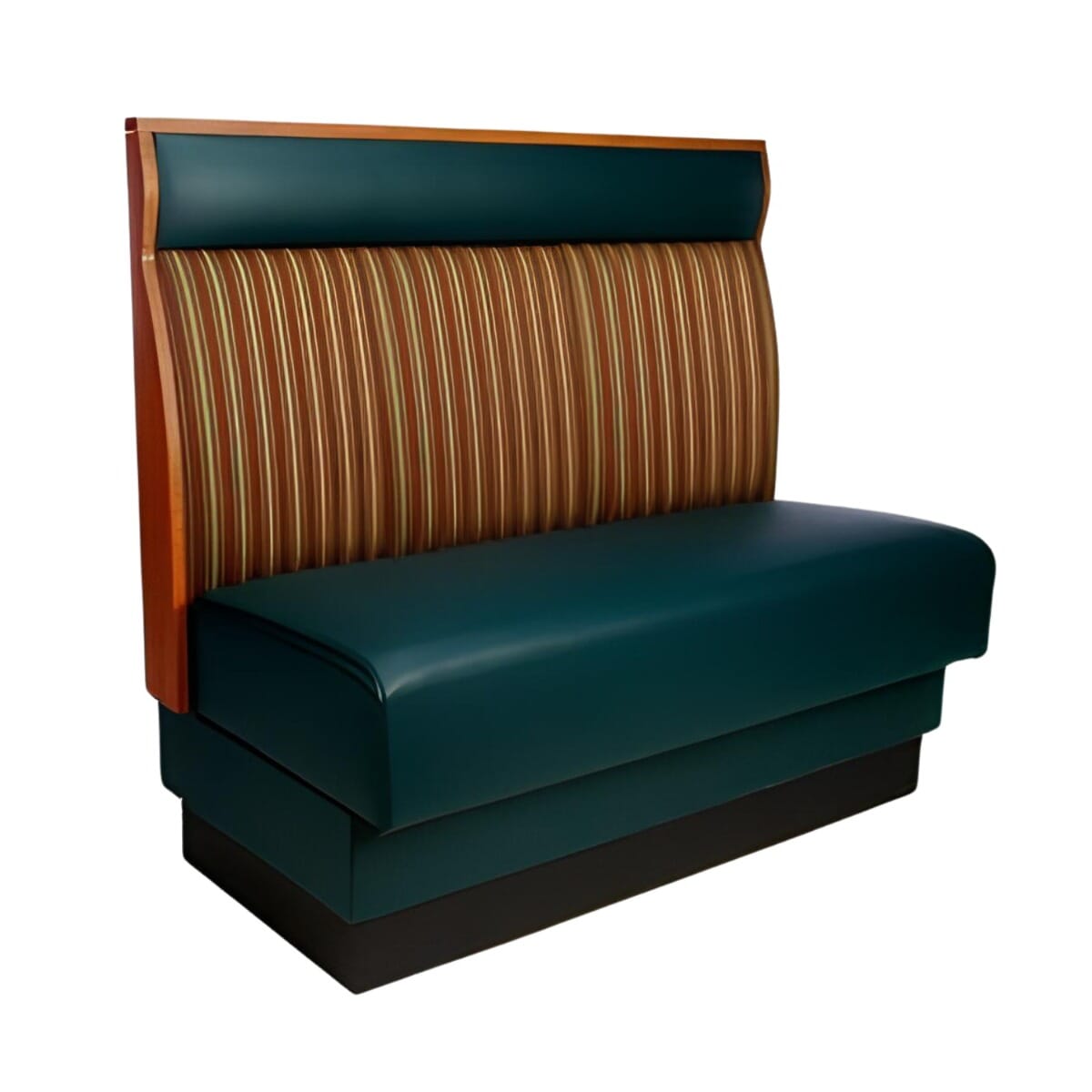 Basic Style Wood Panel Booth With Headroll