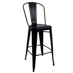 Indoor Steel Barstool - Black Finish