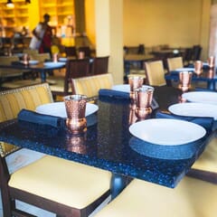 Blue Galaxy Quartz Commercial Table Top