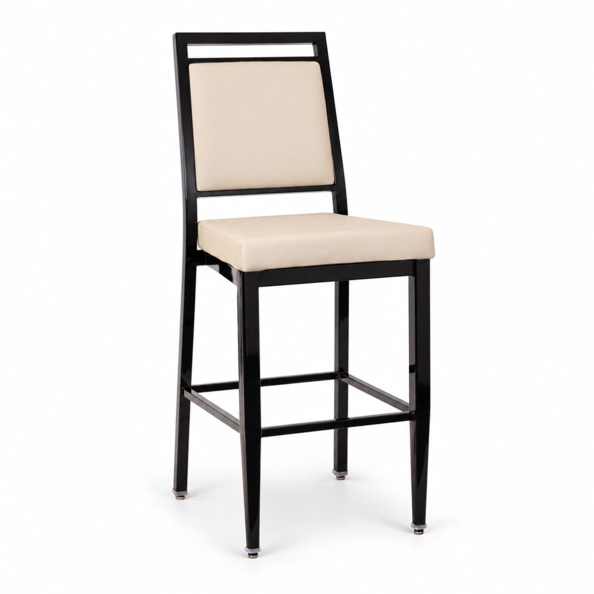 Atticus Prefabricated Black Steel Frame Banquet Bar Stool