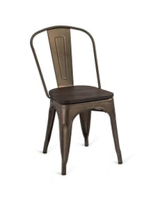 Indoor Steel Chair - Bronze Finish