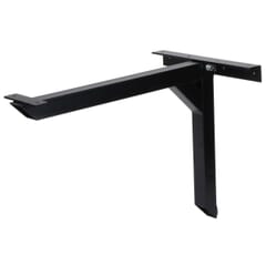 Black Powder Coated Floating Cantilever Table Base