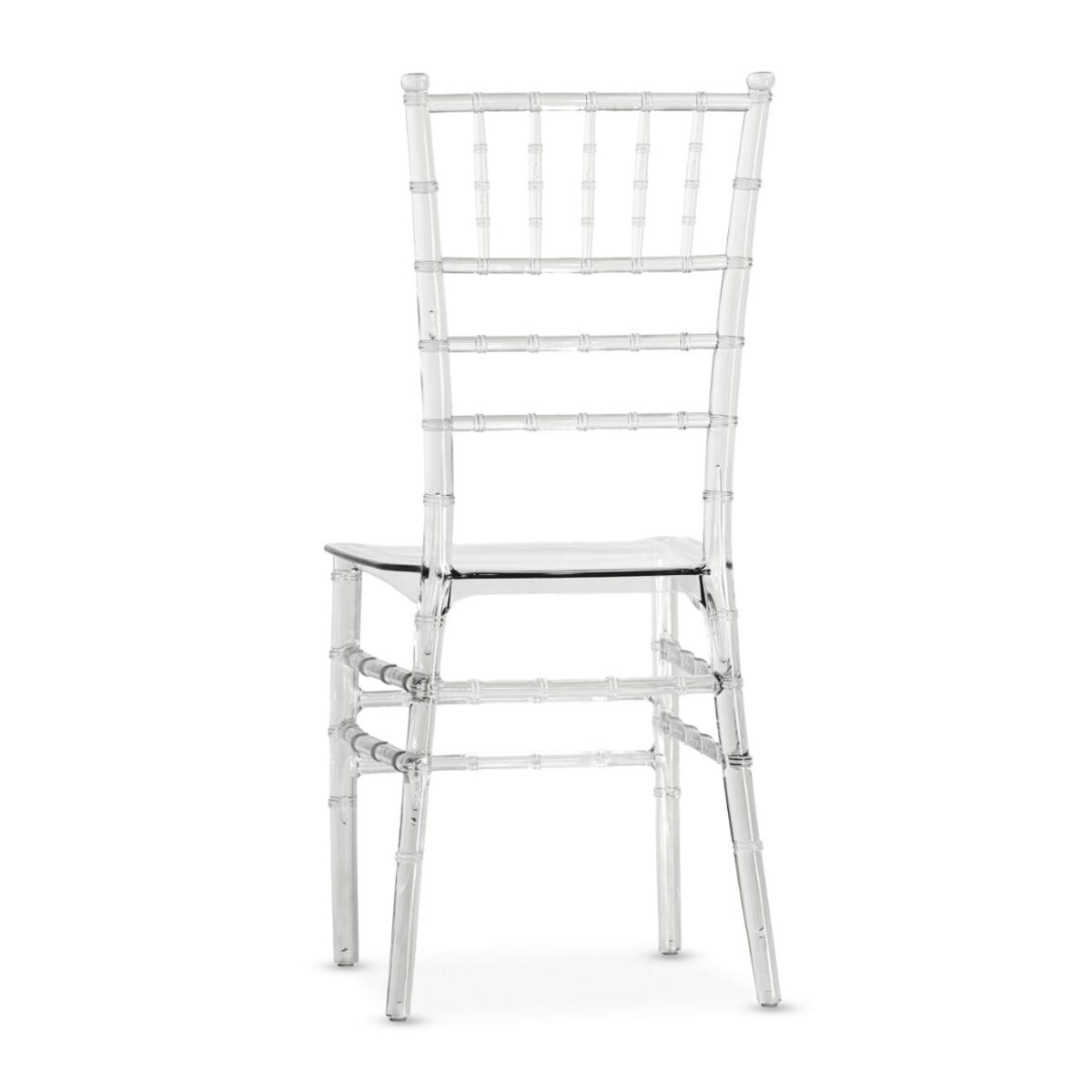Chiavari Clear Resin Ballroom Stackable Chair