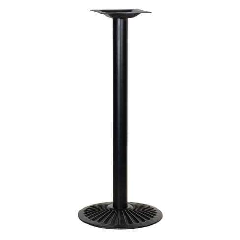 Indoor Round Black Cast Iron Table Base (22