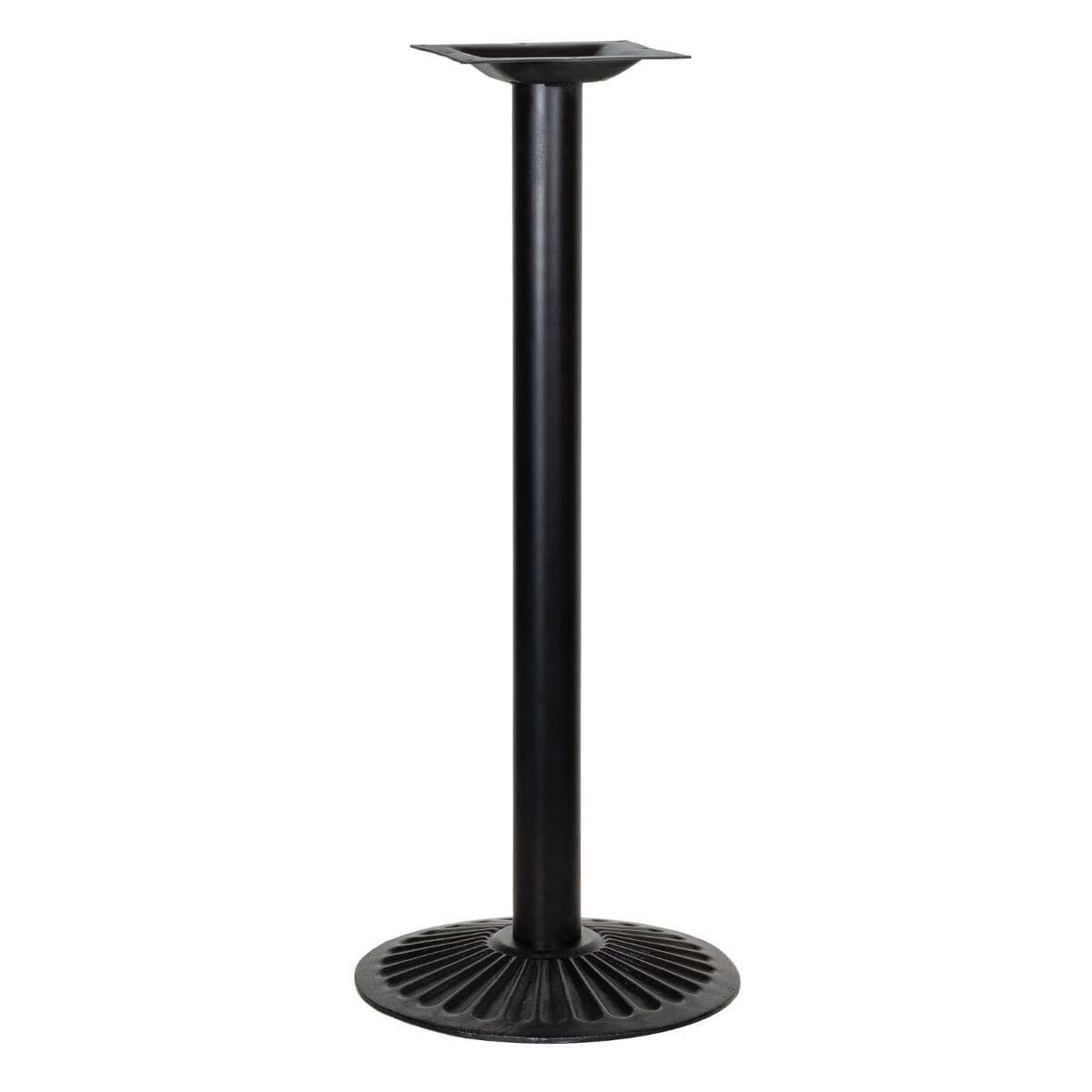 Indoor Round Black Cast Iron Table Base (18