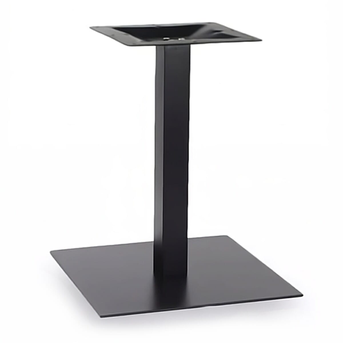 Black Metal Indoor/Outdoor Square Table Base (24