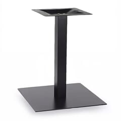 Black Metal Indoor/Outdoor Square Table Base (24