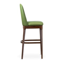 Custom Upholstered Townsend Solid Wood Commercial Dining Bar Stool